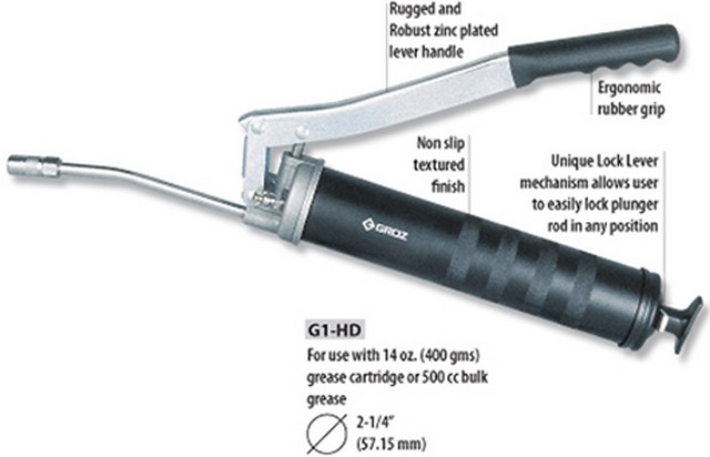 Buy GROZ Lever Grease Gun - Heavy Duty - G1R-HD-B Online At NowPurchase ...