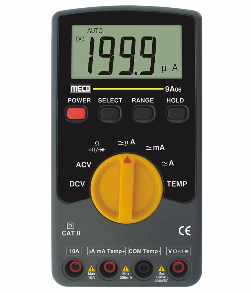 Buy Meco 9A06 Digital Multimeter AC Voltage Range 200mV to 750V online