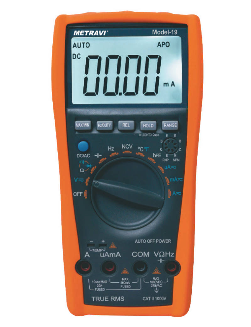 Buy Metravi Digital Multimeter Model 19 online at NowPurchase Rs 2073