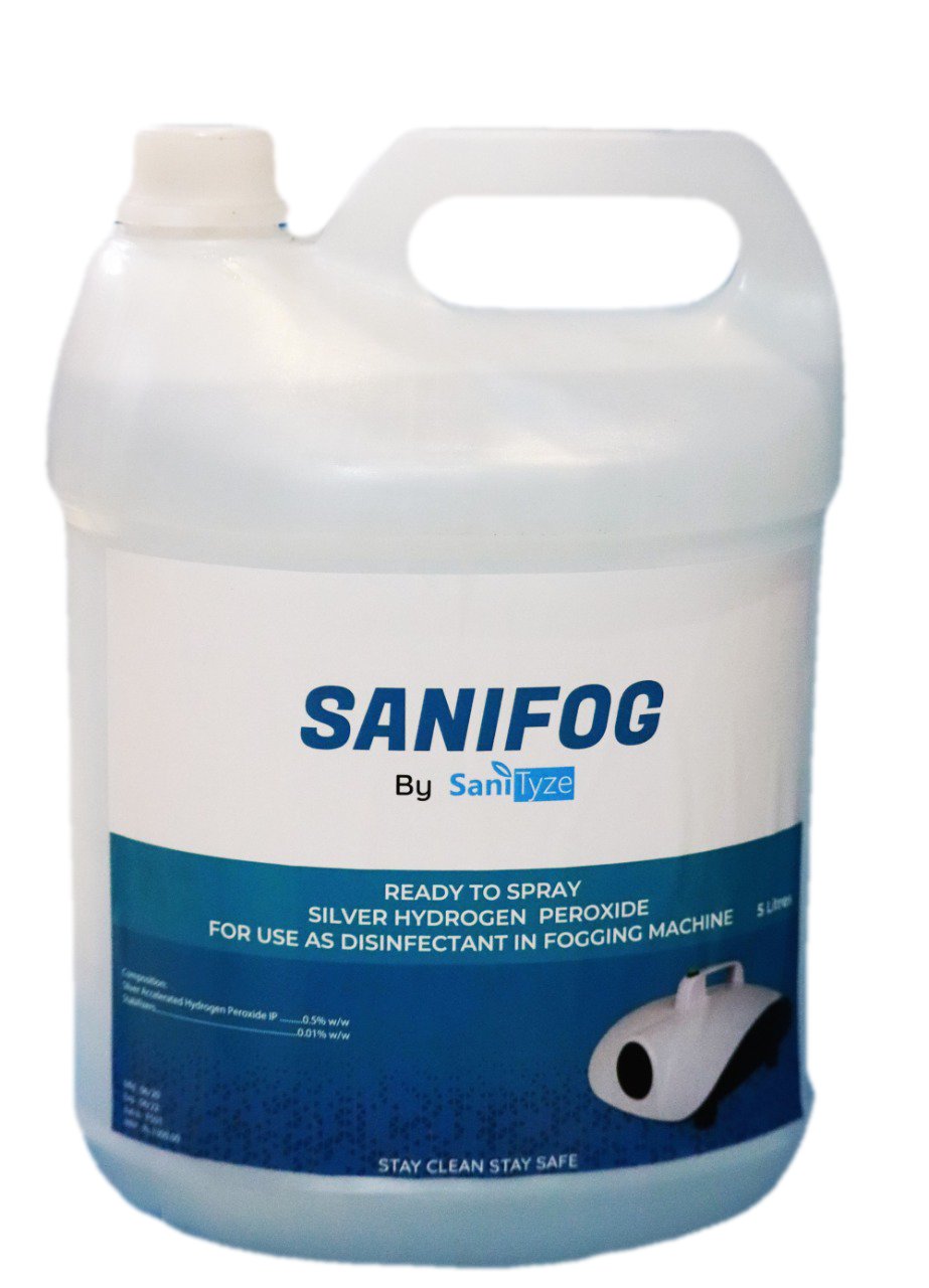 Buy SaniTyze SaniFog Solution for Fogging Machine (Silver Hydrogen
